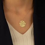 925 Sterling Silver Evil Eye Duasi Necklace