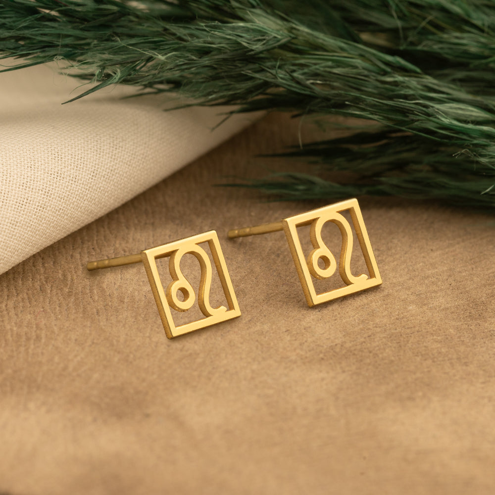 925 Sterling Silver Zodiac Sign Studs