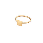 925 Sterling Silver Ortada Square Ring