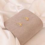 925 Sterling Silver Pole Star Studs