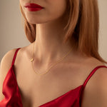 925 Sterling Silver Minimalist Sideway Initial Necklaces