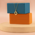 925 Sterling Silver Sun Necklace