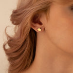 925 Sterling Silver Minimalist Boho Leaf Studs