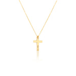 925 Sterling Silver Cross With Prayer Necklace