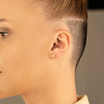 925 Sterling Silver Lightning Bolt Earring
