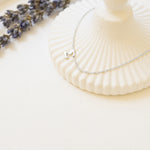 925 Sterling Silver Greek Initial Necklace