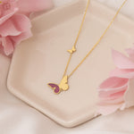 925 Sterling Silver Butterfly Necklace