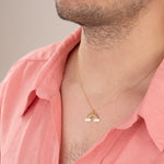 925 Sterling Silver Pride Rainbow Necklace