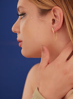 925 Sterling Silver Bar Threader Earrings