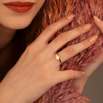 925 Sterling Silver Kuzey Stari Crystal Pave Ring