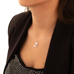 925 Sterling Silver Wolf Couples Necklace