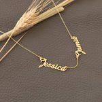 925 Sterling Silver Personalized Multiple Name Necklace