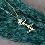 925 Sterling Silver Di̇key İsi̇m Necklace
