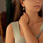 925 Sterling Silver Solar Plexus Chakra Bracelet