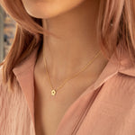 925 Sterling Silver Minimalist Daisy Necklace