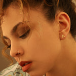 925 Sterling Silver Triangle Earrings