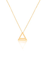 925 Sterling Silver Triangle Pendant