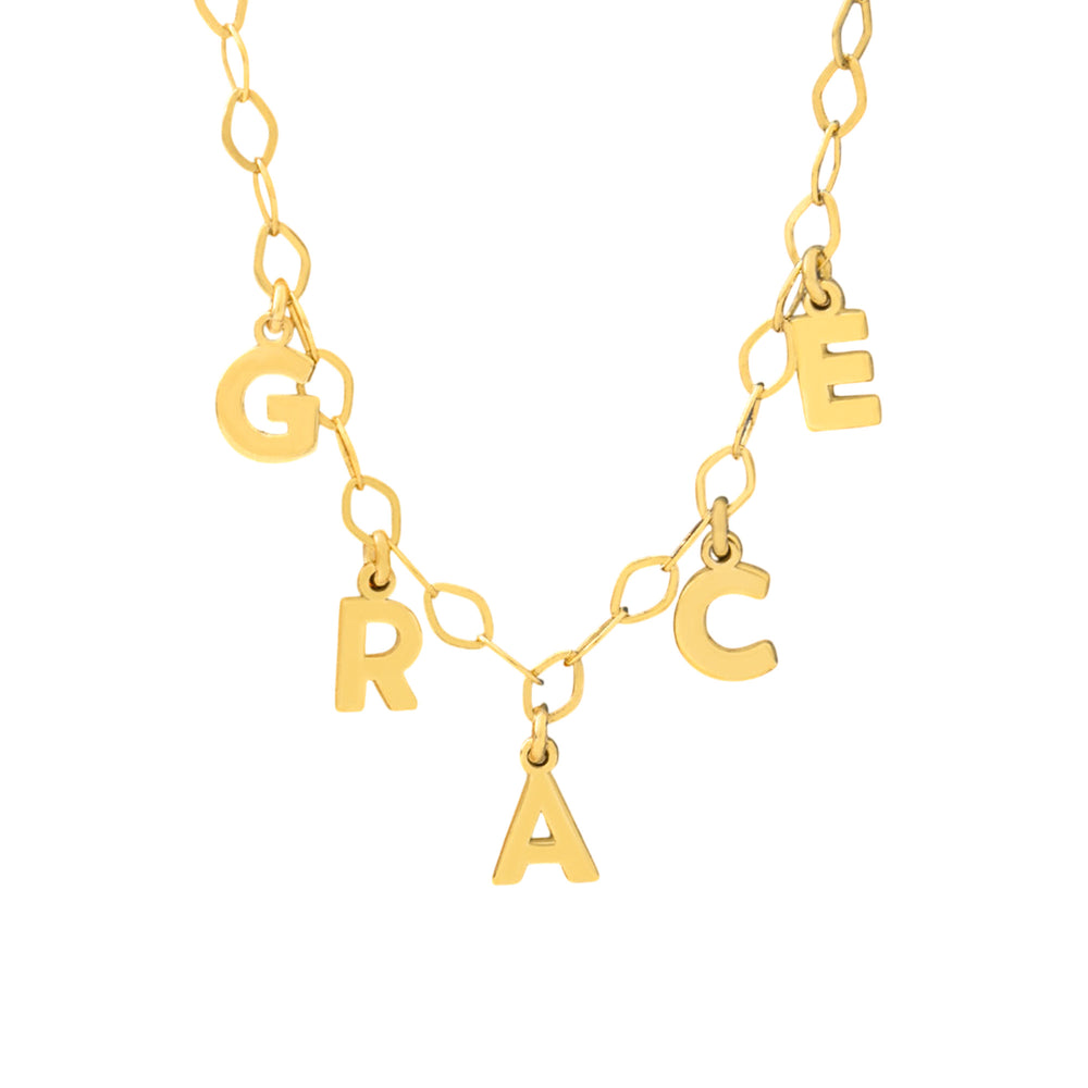 925 Sterling Silver Initial Necklace