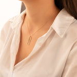 925 Sterling Silver Stethoscope Name Necklace