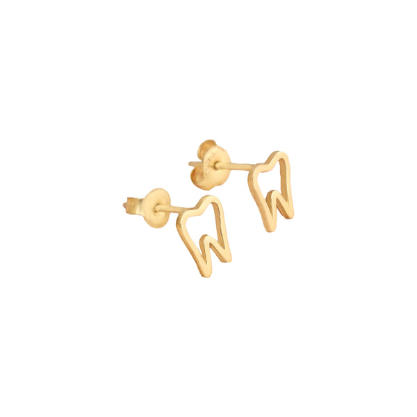 925 Sterling Silver Dental Stud Earrings