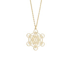 925 Sterling Silver Metatron Necklace
