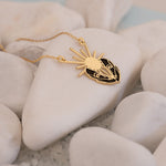 925 Sterling Silver Abstract Two Halves Of Face Necklace