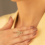 925 Sterling Silver Elephant Origami Necklace
