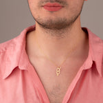 925 Sterling Silver Cisgender Couple Necklace