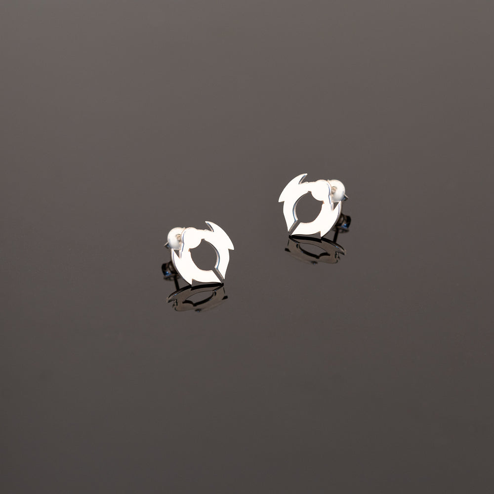 925 Sterling Silver Star Wars Ahsoka Earrings