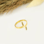 925 Sterling Silver Custom Stacking Open Name Ring