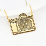 925 Sterling Silver Camera Necklace