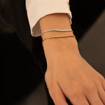 925 Sterling Silver Morse Code Bracelet