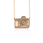 925 Sterling Silver Camera Necklace