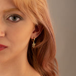 925 Sterling Silver Angel Earrings