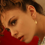 925 Sterling Silver Double Triangle Drop Earrings