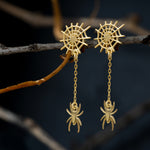 925 Sterling Silver Halloween Threader Earrings