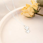 925 Sterling Silver İki Patili Necklace
