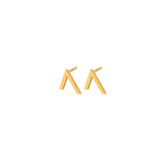 925 Sterling Silver Chevron Studs