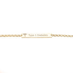 925 Sterling Silver Personalized Medical Alert Bracelet