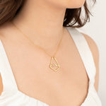 925 Sterling Silver Mountain Ring Holder Necklace