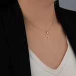 925 Sterling Silver Glass Necklace