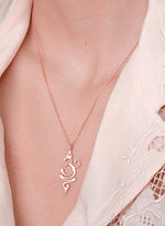 925 Sterling Silver Om Breathe Necklace