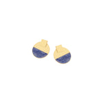 925 Sterling Silver Modern Double Round Earrings