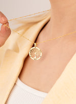 925 Sterling Silver Top Zi̇nci̇rli̇ İsi̇m Hearṫ Hayat Ağaci Necklace