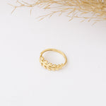 925 Sterling Silver Olive Leaf Ring