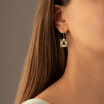 925 Sterling Silver Root Chakra Earring