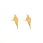 925 Sterling Silver Birth Flower Studs