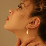 925 Sterling Silver Double Triangle Drop Earrings