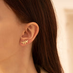 925 Sterling Silver Branch Earrings