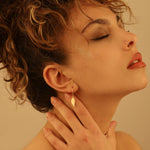 925 Sterling Silver Leaf Earrings